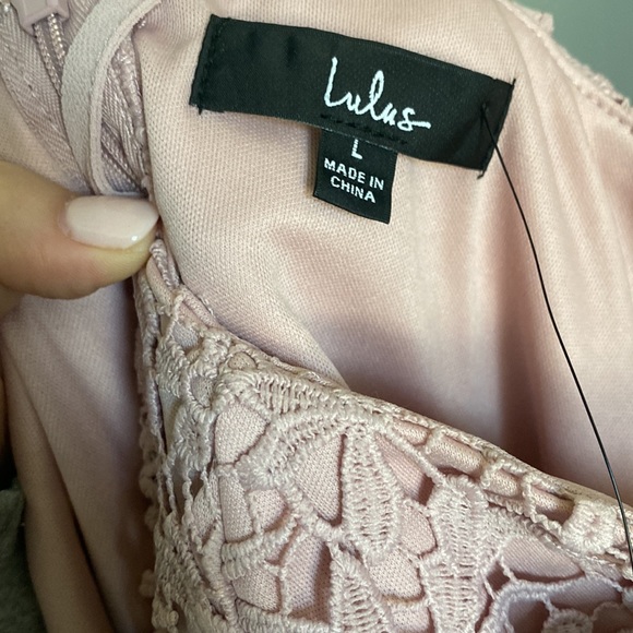 Lulus pink flowy dress - Picture 3 of 3